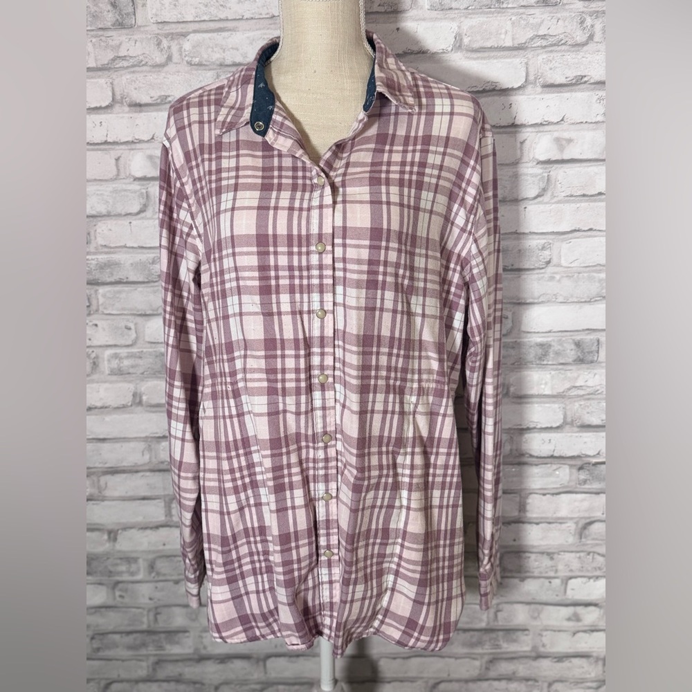 Jachs Men's Casual Plaid Shirt - Lavender and White